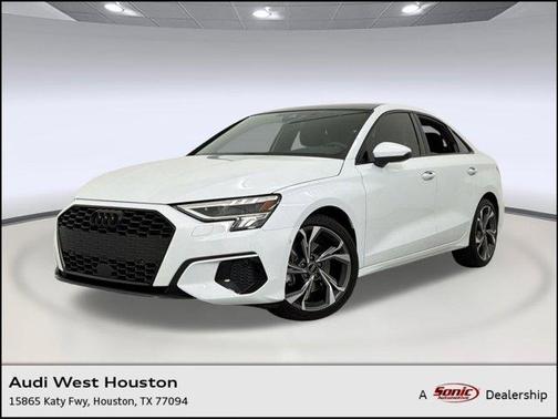 Glacier White Metallic 2023 Audi A3 Premium