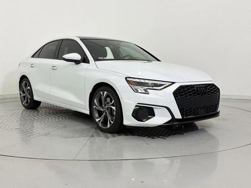 Glacier White Metallic 2023 Audi A3 Premium