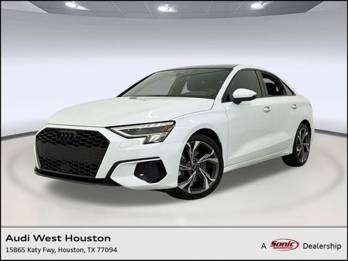 Glacier White Metallic 2023 Audi A3 Premium