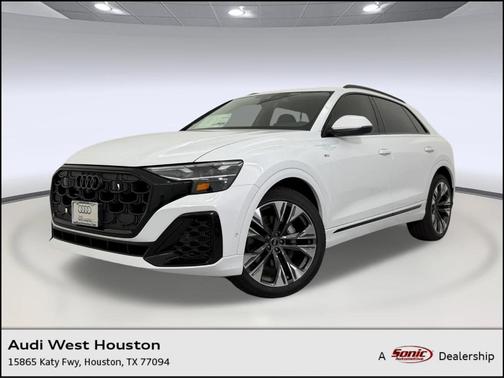 Glacier White Metallic 2026 Audi Q8 55 Prestige