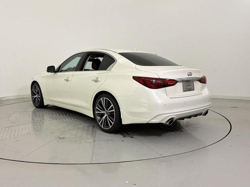 Majestic White 2021 INFINITI Q50 3.0t LUXE