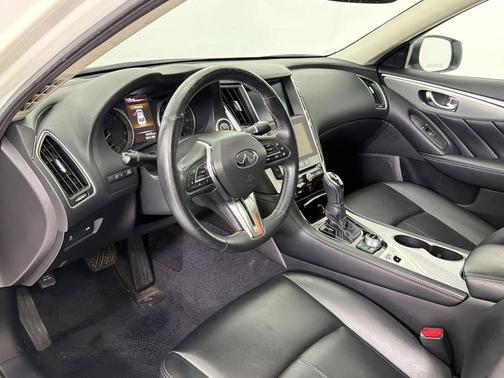 Majestic White 2021 INFINITI Q50 3.0t LUXE