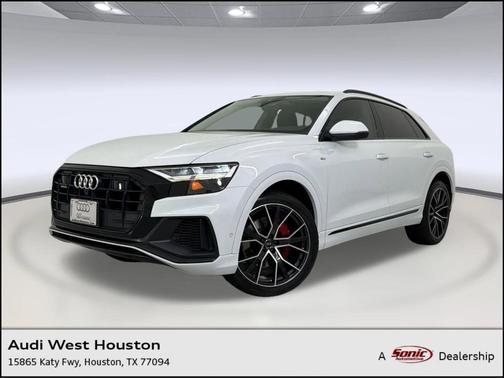 Glacier White Metallic 2020 Audi Q8 55 Premium Plus