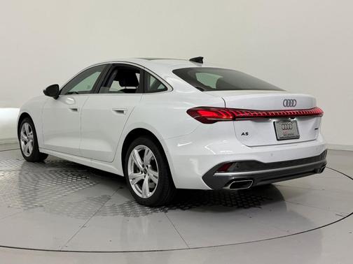 Glacier White Metallic 2025 Audi A5 Premium TFSI quattro S tronic