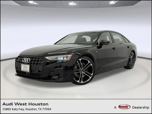 mythos black metallic 2026 Audi A8 55 TFSI quattro Tiptronic