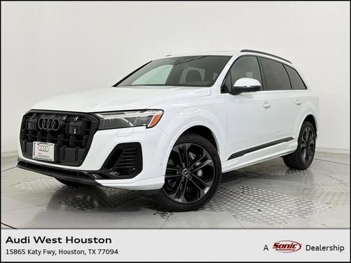 Glacier White Metallic 2025 Audi Q7 55 Premium Plus
