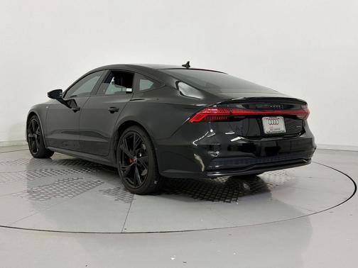 Black 2025 Audi A7 Prestige 55 TFSI quattro S tronic
