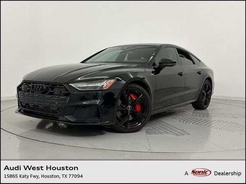 Black 2025 Audi A7 Prestige 55 TFSI quattro S tronic