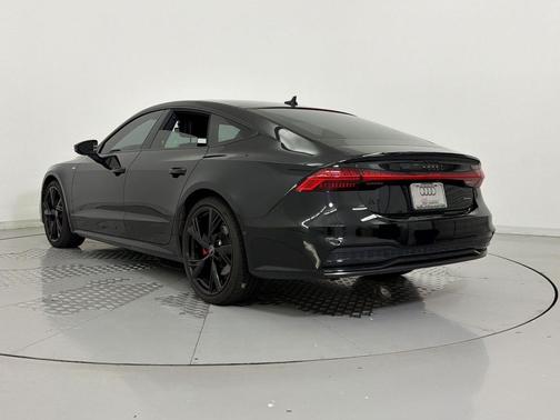 Black 2025 Audi A7 Prestige 55 TFSI quattro S tronic