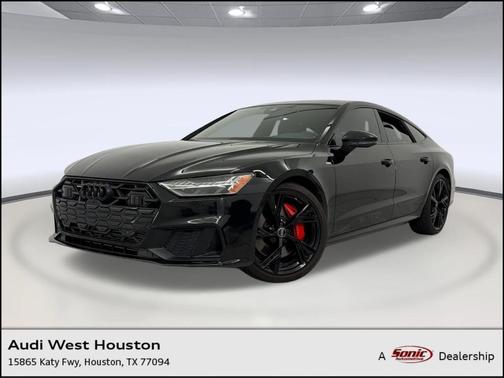 Black 2025 Audi A7 Prestige 55 TFSI quattro S tronic