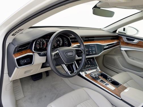 Glacier White Metallic 2023 Audi A6 Premium 55 TFSI quattro S tronic