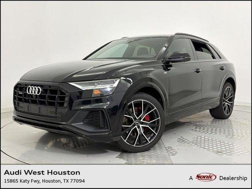 Black 2021 Audi Q8 55 Premium Plus