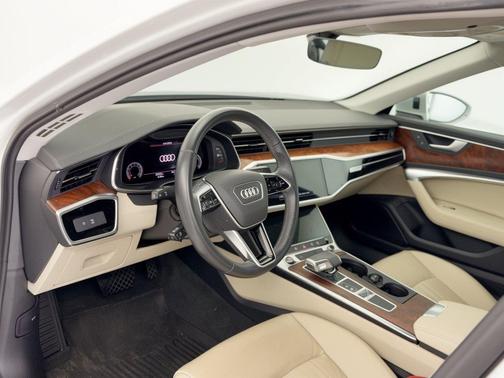 Glacier White Metallic 2023 Audi A6 45 Premium