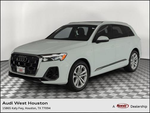 Glacier White Metallic 2026 Audi Q7 55 Premium Plus