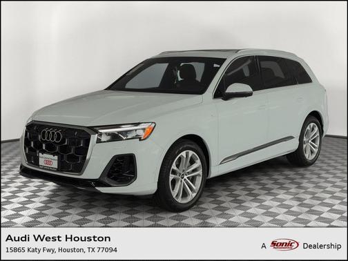 Glacier White Metallic 2026 Audi Q7 55 Premium Plus