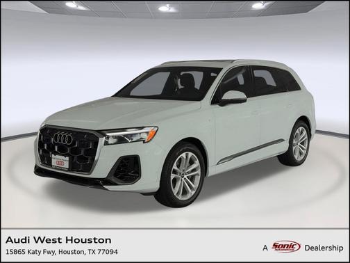 Glacier White Metallic 2026 Audi Q7 55 Premium Plus