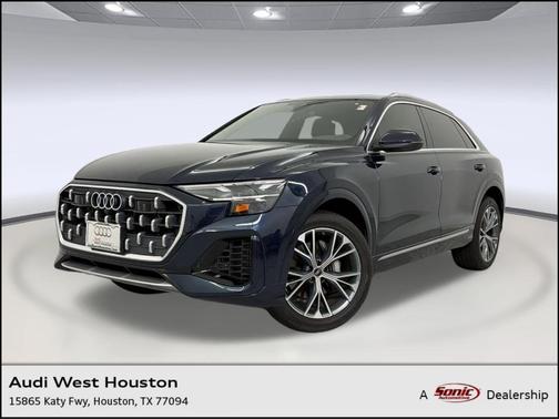 Waitomo Blue Metallic 2025 Audi Q8 55 Premium