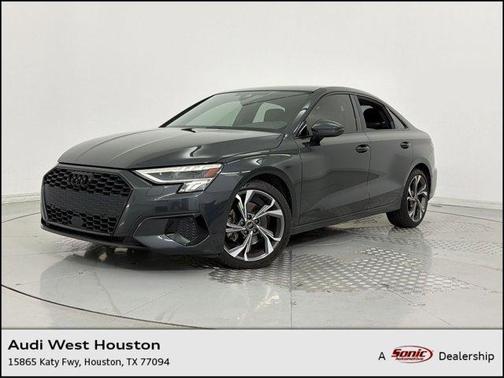 Gray 2023 Audi A3 Premium