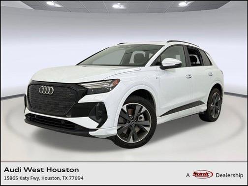 Glacier White Metallic 2023 Audi Q4 e-tron Prestige 50 quattro