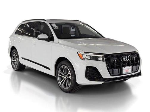 Glacier White Metallic 2026 Audi Q7 45 Premium