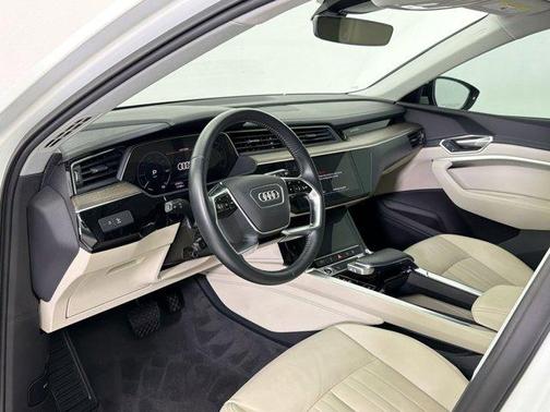 Glacier White Metallic 2021 Audi e-tron Premium
