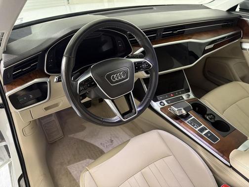 Glacier White Metallic 2023 Audi A6 45 Premium Plus