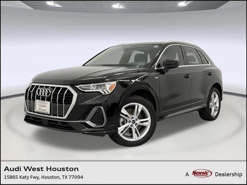 Mythos Black Metallic 2023 Audi Q3 45 S line Premium Plus