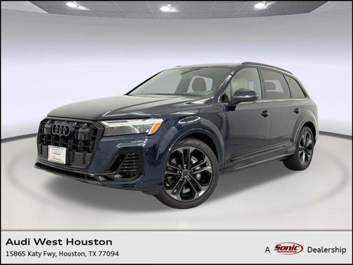 Waitomo Blue Metallic 2026 Audi Q7 55 Premium Plus