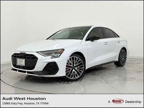 White 2025 Audi S3 Premium Plus TFSI quattro S tronic