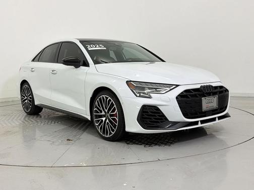 White 2025 Audi S3 Premium Plus TFSI quattro S tronic