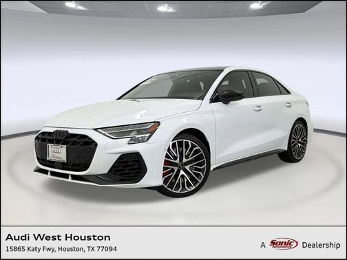 White 2025 Audi S3 Premium Plus TFSI quattro S tronic