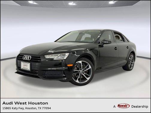 Black 2019 Audi A4 40 Titanium Premium