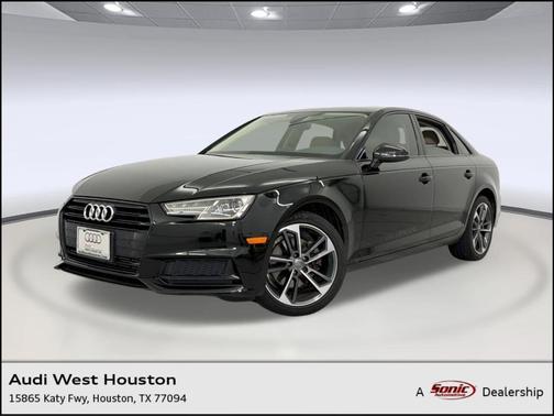 Black 2019 Audi A4 40 Titanium Premium