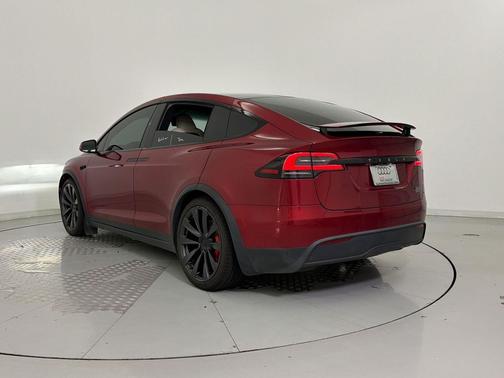 Red 2023 Tesla Model X Plaid Tri Motor All-Wheel Drive