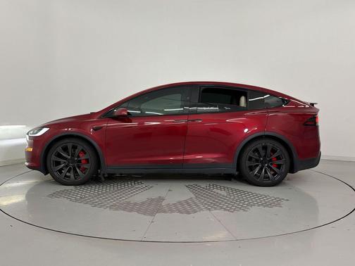 Red 2023 Tesla Model X Plaid Tri Motor All-Wheel Drive