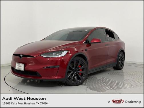 Red 2023 Tesla Model X Plaid Tri Motor All-Wheel Drive