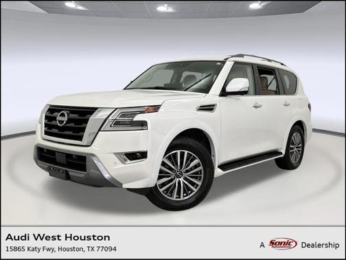 Aspen White Tricoat 2023 Nissan Armada SL 2WD