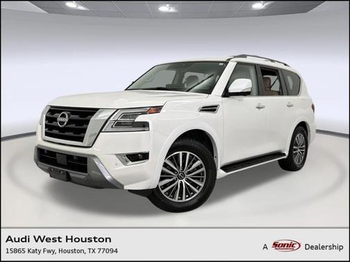 Aspen White Tricoat 2023 Nissan Armada SL 2WD