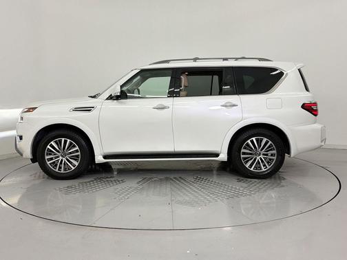 Aspen White Tricoat 2023 Nissan Armada SL 2WD
