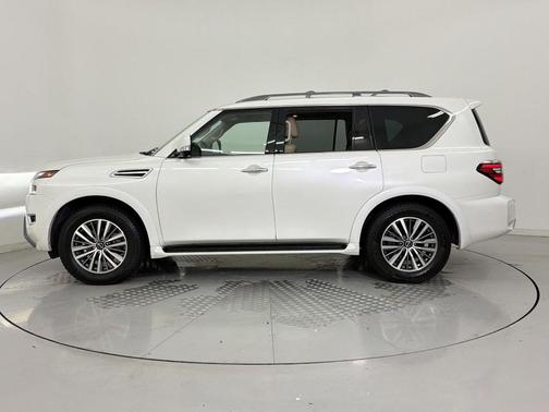 Aspen White Tricoat 2023 Nissan Armada SL 2WD