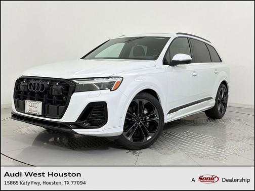 Glacier White Metallic 2026 Audi Q7 55 Premium Plus