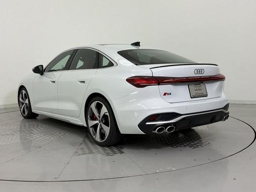 Glacier White Metallic 2026 Audi S5 Premium Plus TFSI quattro S tronic