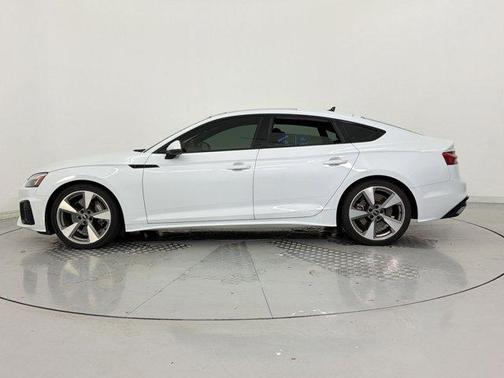 Glacier White Metallic 2021 Audi A5 Sportback 45 S Line Premium Plus