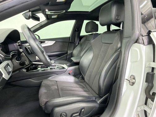 Glacier White Metallic 2021 Audi A5 Sportback 45 S Line Premium Plus