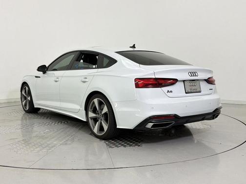 Glacier White Metallic 2021 Audi A5 Sportback 45 S Line Premium Plus