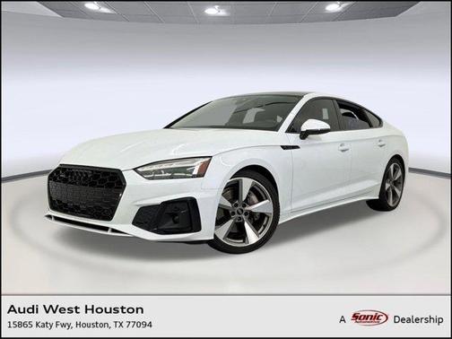 Glacier White Metallic 2021 Audi A5 Sportback 45 S Line Premium Plus
