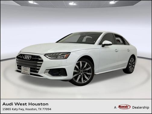 Glacier White Metallic 2023 Audi A4 40 Premium Plus