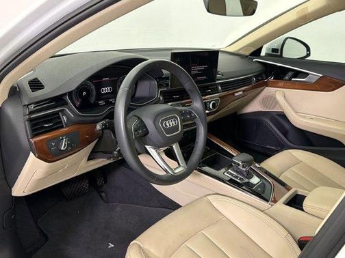 Glacier White Metallic 2023 Audi A4 40 Premium Plus