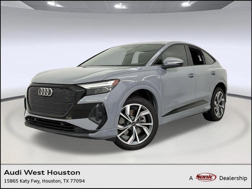 Pebble Gray 2024 Audi Q4 e-tron Premium Plus 50 quattro