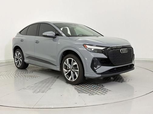 Pebble Gray 2024 Audi Q4 e-tron Premium Plus 50 quattro